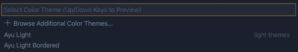 VSCode browse additional theme