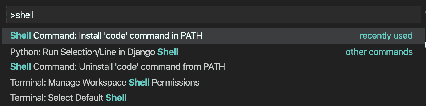 open terminal here vs code