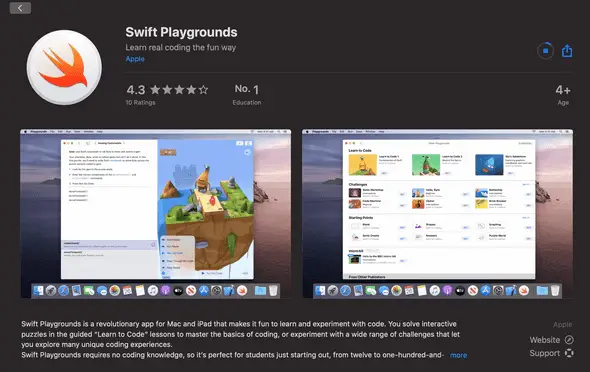 Swift playground