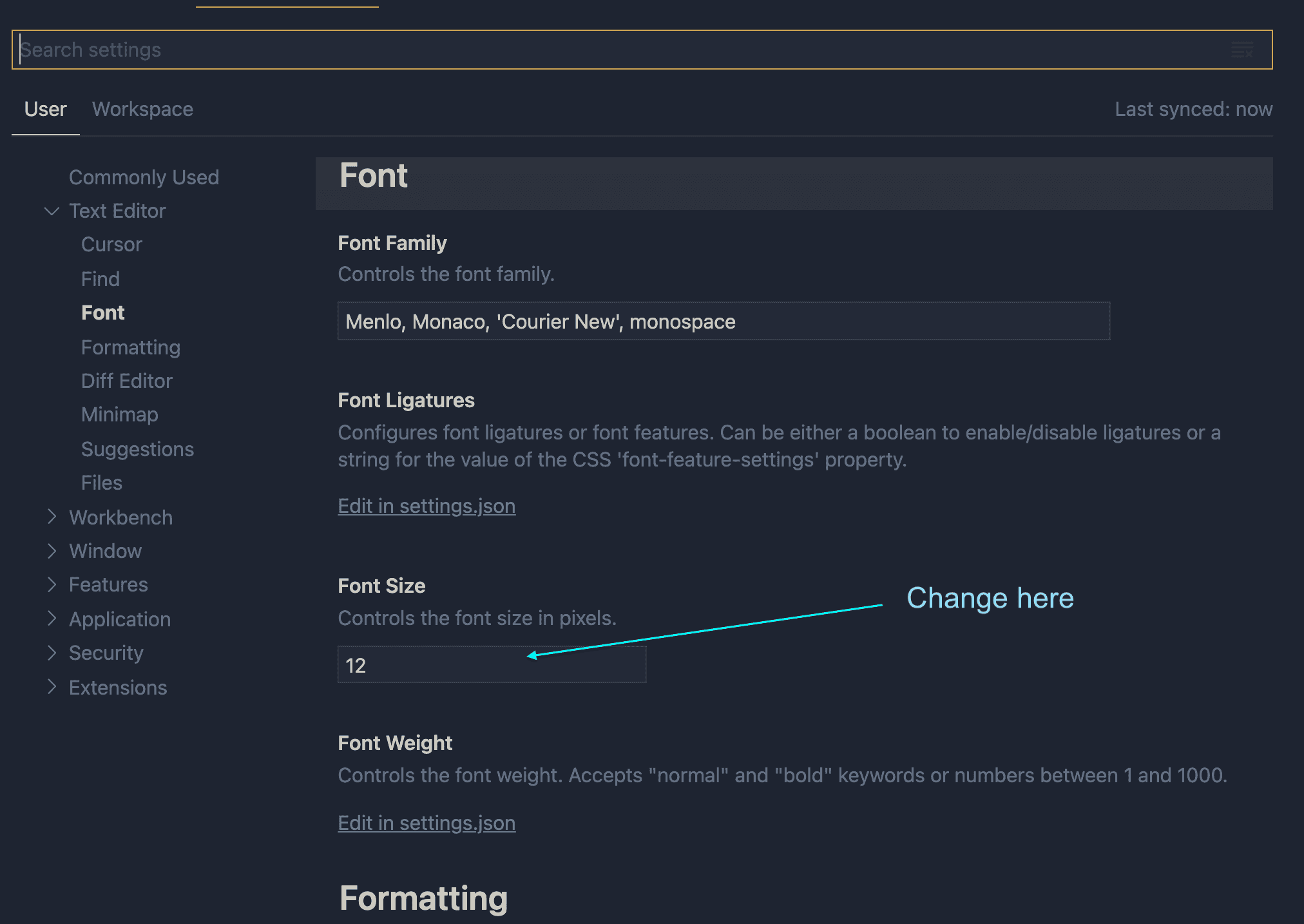 how-to-change-the-font-size-in-vscode-n-kaushik