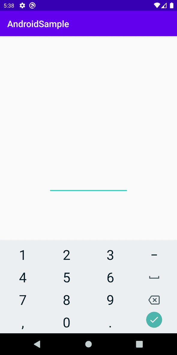android edittext input